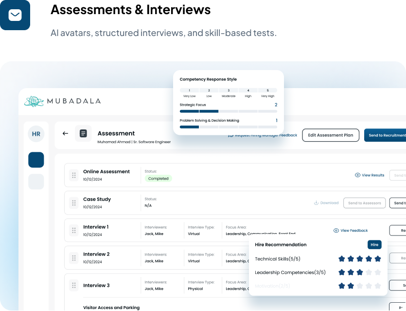 Assessments and Interviews
